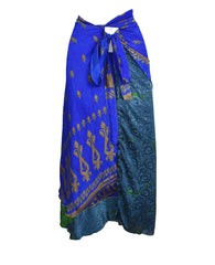 Sari Silk Wrap Skirt 2XL 72"