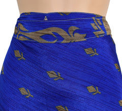 Sari Silk Wrap Skirt 2XL 72"