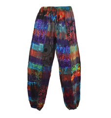 Tie Dye Patchwork Trousers