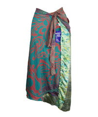 Sari Silk Wrap Skirt 2XL 72"