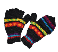 Knitted Wool Lined Hunter Gloves