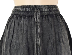 Embroidered Viscose Skirt