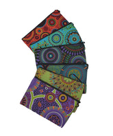 Large Printed Cotton Purse Pencil Case