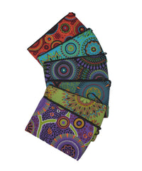 Large Printed Cotton Purse Pencil Case