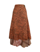 Sari Silk Wrap Skirt XL 66"