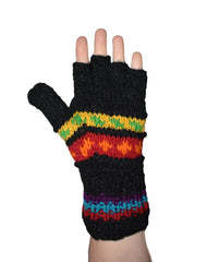 Knitted Wool Lined Hunter Gloves