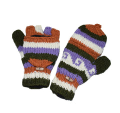Knitted Wool Lined Hunter Gloves