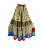Tiered Silk Dancing Skirt