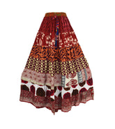 Tiered Silk Dancing Skirt