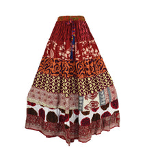 Tiered Silk Dancing Skirt