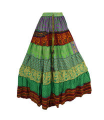 Tiered Silk Dancing Skirt