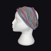 Long Double Striped Cotton Hair Band