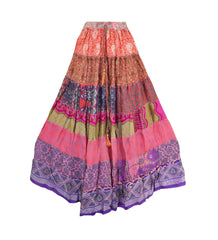 Tiered Silk Dancing Skirt