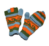 Knitted Wool Lined Hunter Gloves