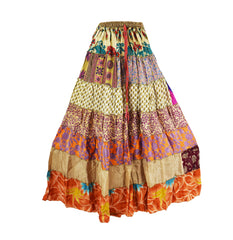 Tiered Silk Dancing Skirt