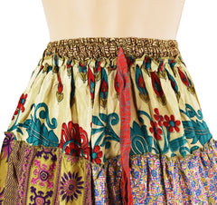 Tiered Silk Dancing Skirt