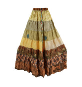 Tiered Silk Dancing Skirt