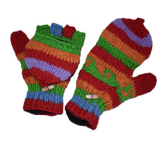 Knitted Wool Lined Hunter Gloves