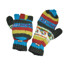 Knitted Wool Lined Hunter Gloves