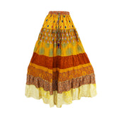 Tiered Silk Dancing Skirt