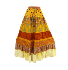 Tiered Silk Dancing Skirt