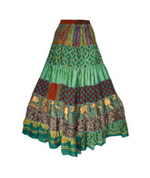Tiered Silk Dancing Skirt