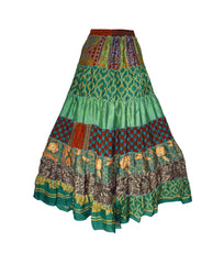 Tiered Silk Dancing Skirt