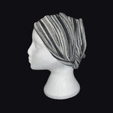 Long Double Striped Cotton Hair Band