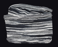 Long Double Striped Cotton Hair Band