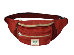Plain Hemp & Cotton Bum Bag