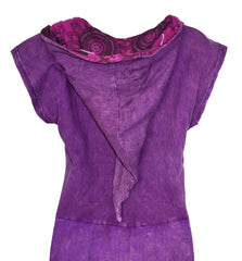 Pixie Hem Stonewashed Hooded Dress