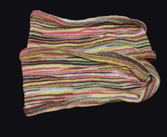 Long Double Striped Cotton Hair Band