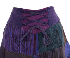 Patchwork Printed Wide Leg trousers