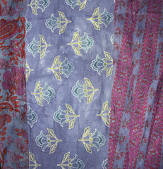 Wide Leg Patchwork Trousers