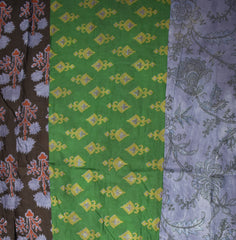 Wide Leg Patchwork Trousers