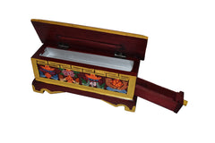 Large Hand Painted Incense Burner Box