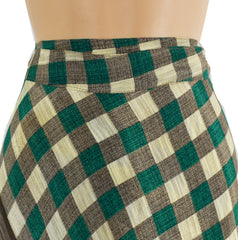 Sari Silk Wrap Skirt M 48"