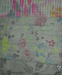 Wide Leg Patchwork Trousers