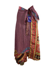Sari Silk Wrap Skirt 2XL 70"