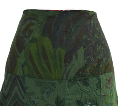 Wide Leg Patchwork Trousers