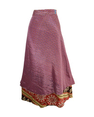 Sari Silk Wrap Skirt 2XL 70"