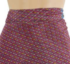 Sari Silk Wrap Skirt 2XL 70"