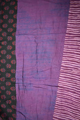 Wide Leg Patchwork Trousers