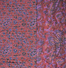 Wide Leg Patchwork Trousers