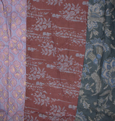 Wide Leg Patchwork Trousers