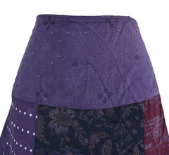 Wide Leg Patchwork Trousers