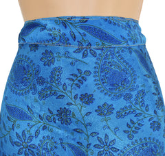 Sari Silk Wrap Skirt 2XL 70"