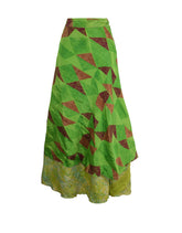 Sari Silk Wrap Skirt 2XL 70"