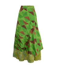 Sari Silk Wrap Skirt 2XL 70"