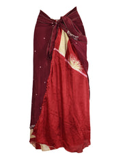 Sari Silk Wrap Skirt 2XL 72"